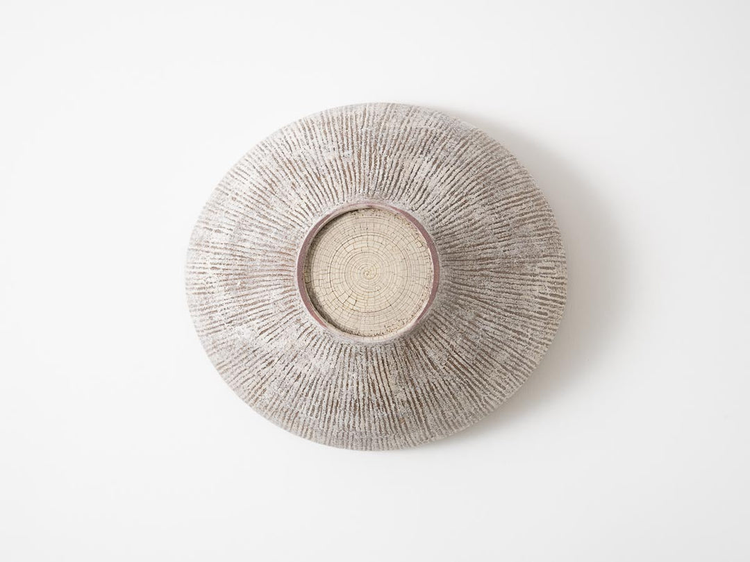 Large Flexed Bowl White - Crafted By Haruki Kanai