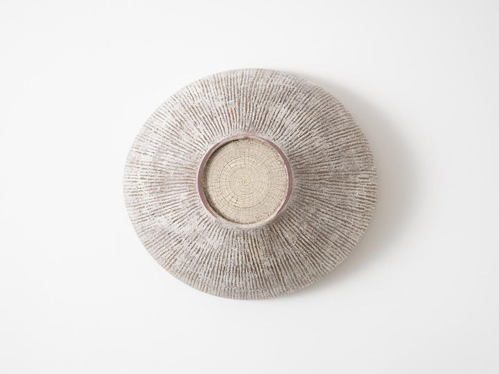 Large Flexed Bowl White - Crafted By Haruki Kanai