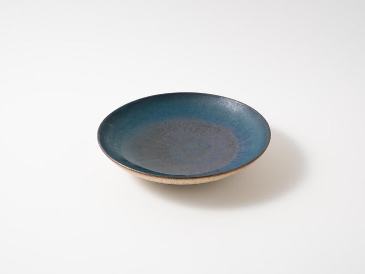 6-Sun Plate Blue - Crafted By Haruki Kanai