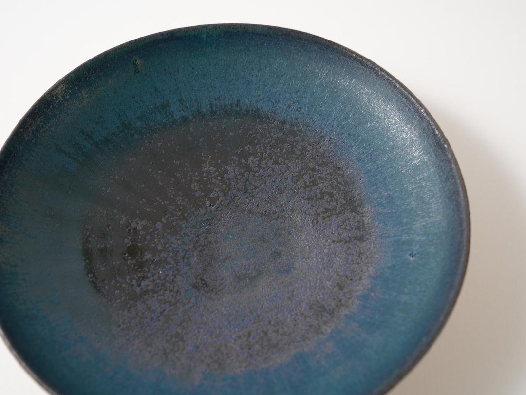 6-Sun Plate Blue - Crafted By Haruki Kanai