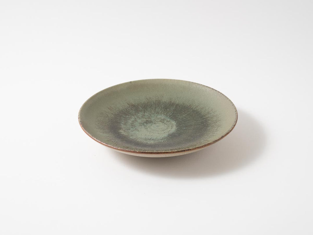 6-Sun Plate Green - Crafted By Haruki Kanai