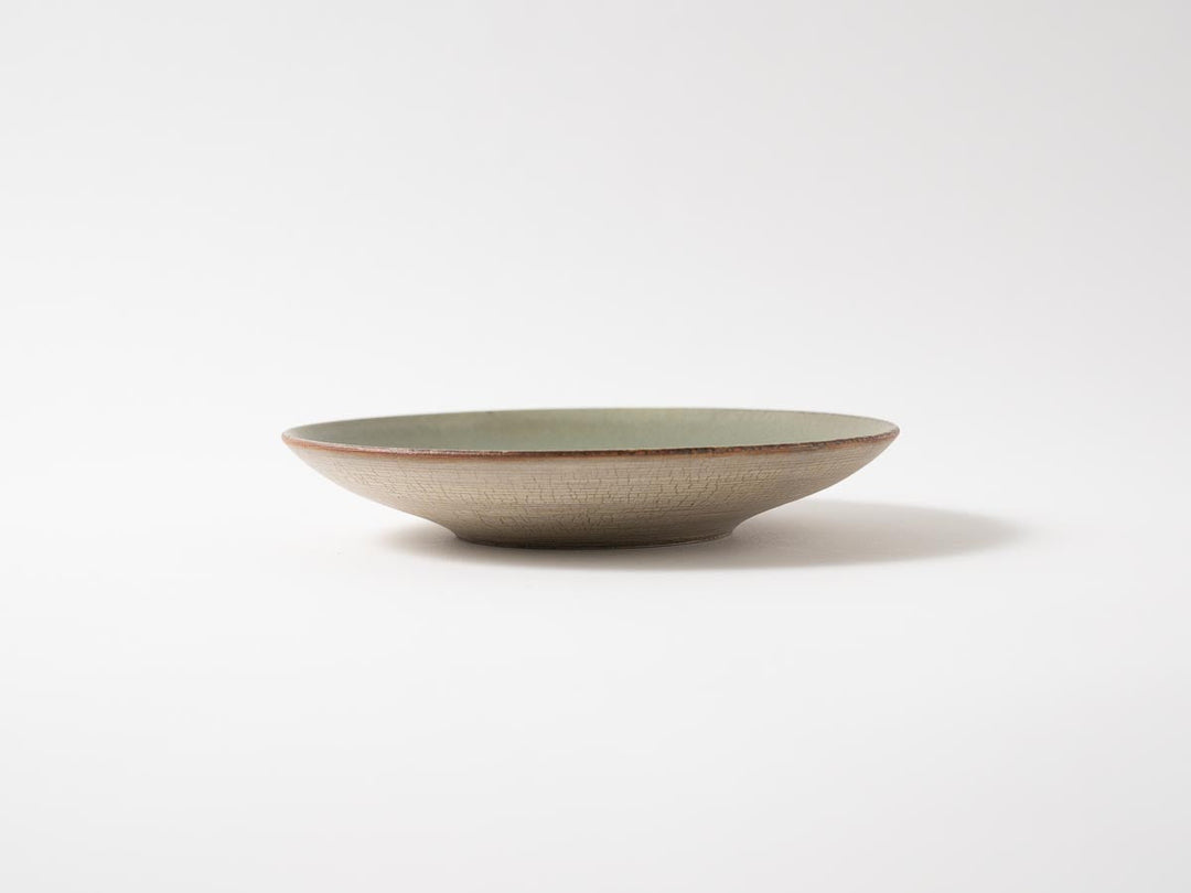 6-Sun Plate Green - Crafted By Haruki Kanai