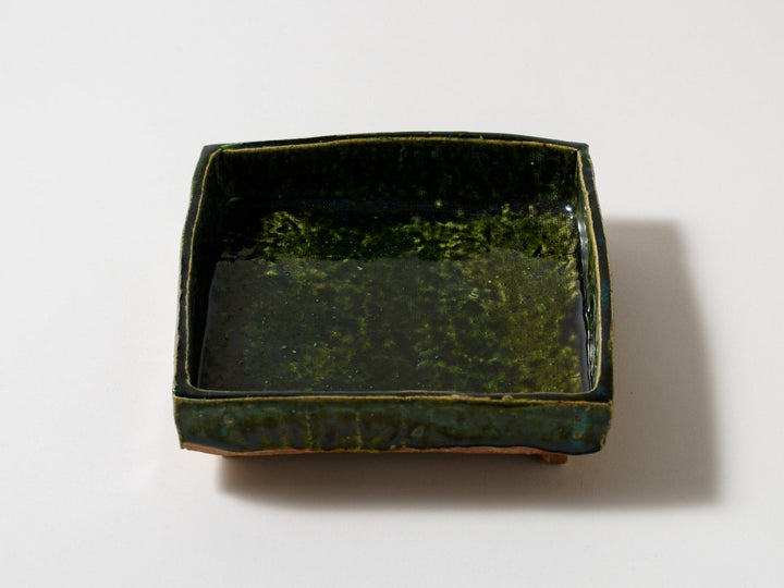 Oribe Square Bowl - Crafted By Kazuji Sato