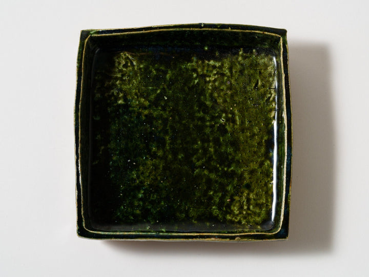 Oribe Square Bowl - Crafted By Kazuji Sato