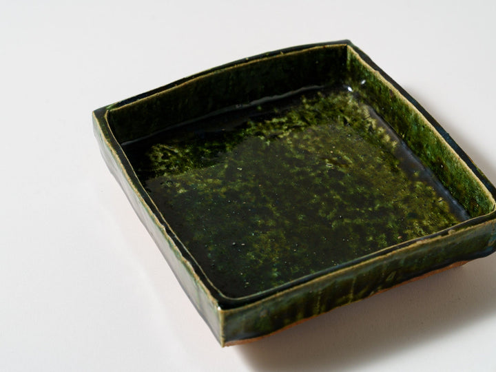 Oribe Square Bowl - Crafted By Kazuji Sato