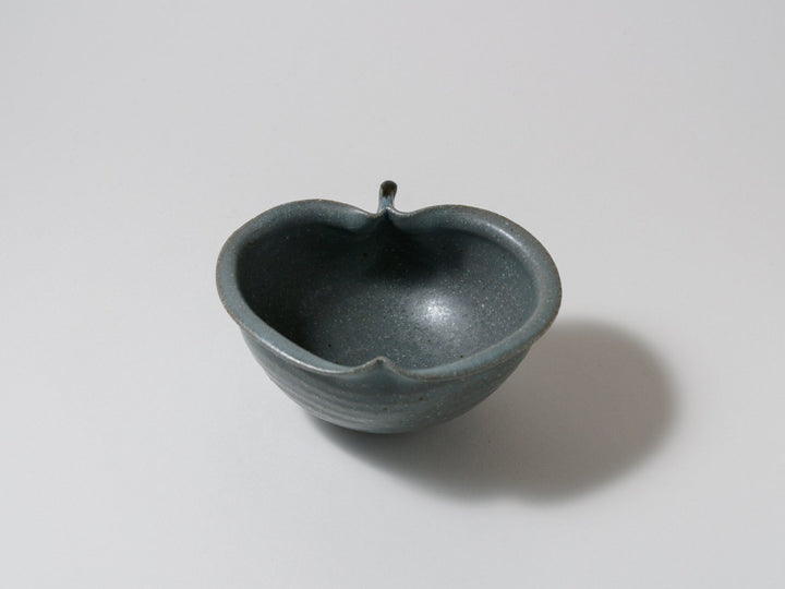 Gray Glazed Apple Bowl Small - Crafted By Furutani Pottery