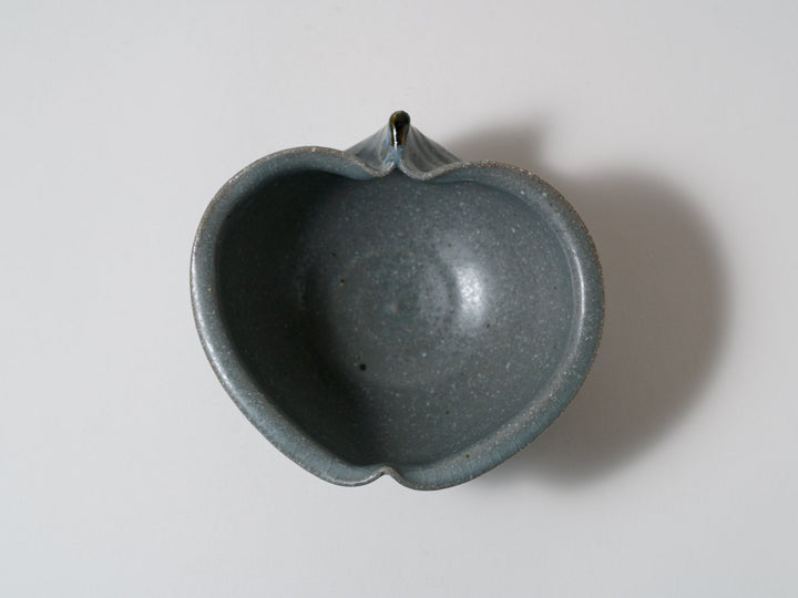 Gray Glazed Apple Bowl Small - Crafted By Furutani Pottery