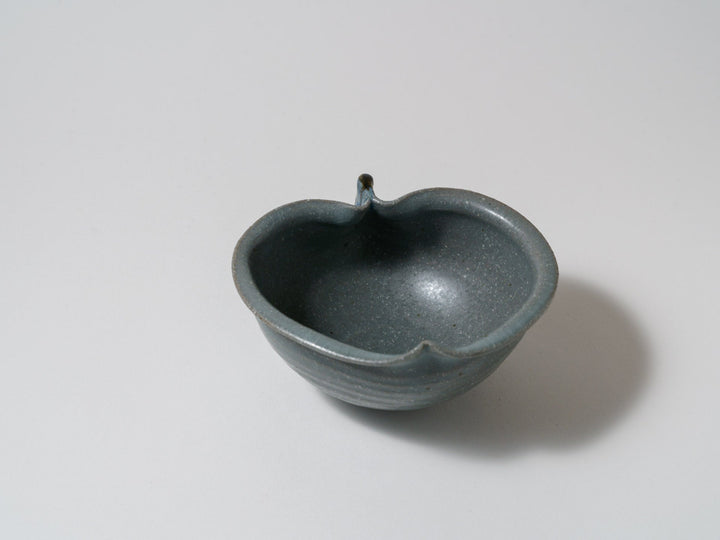 Gray Glazed Apple Bowl Small - Crafted By Furutani Pottery