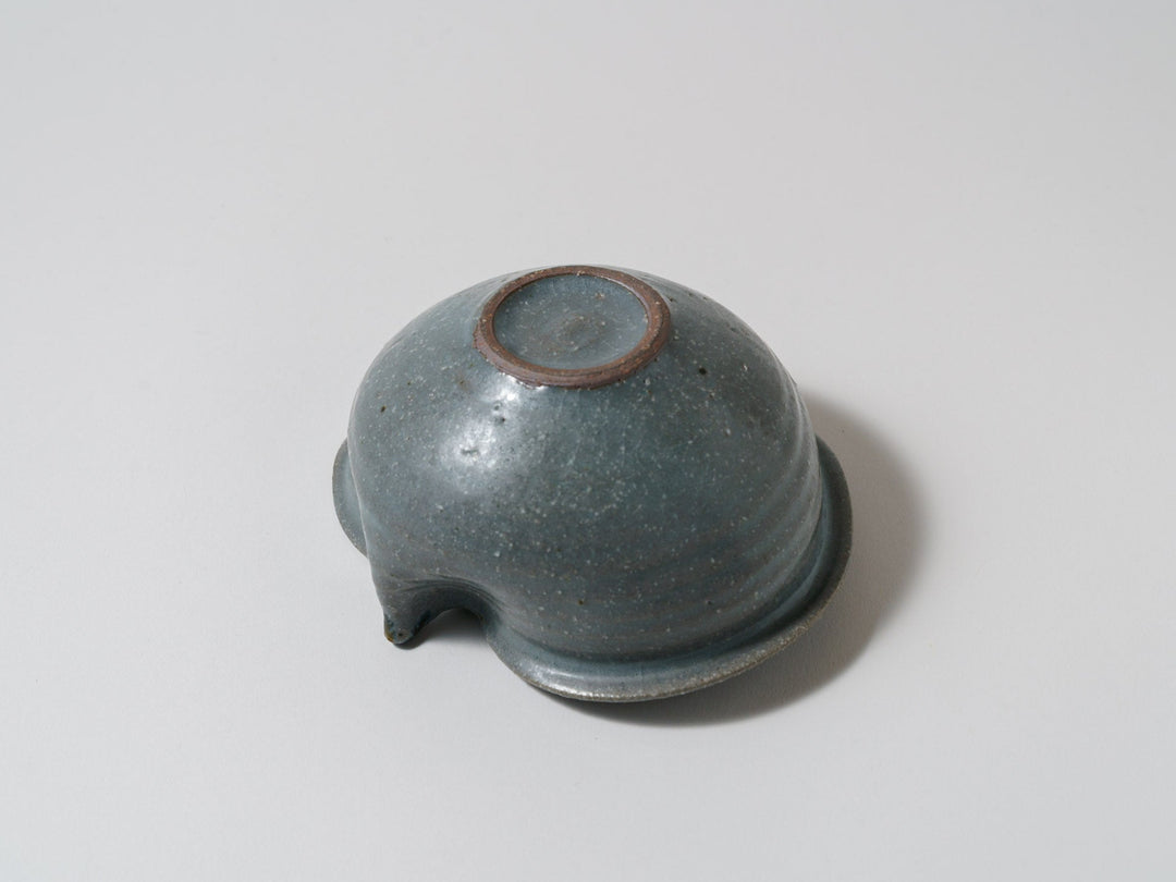 Gray Glazed Apple Bowl Small - Crafted By Furutani Pottery