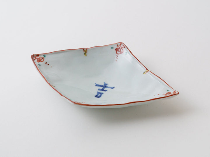 Good Fortune Rhombus Small Plate - Crafted By Teiichiro Matsuo