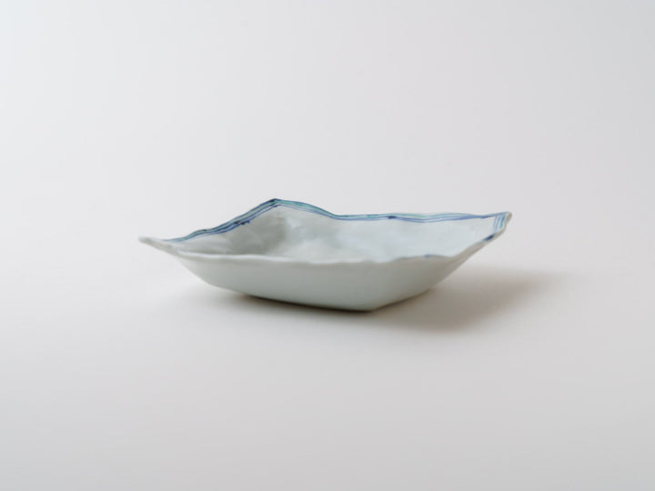 Underglazed Square Small Plate - Crafted By Teiichiro Matsuo