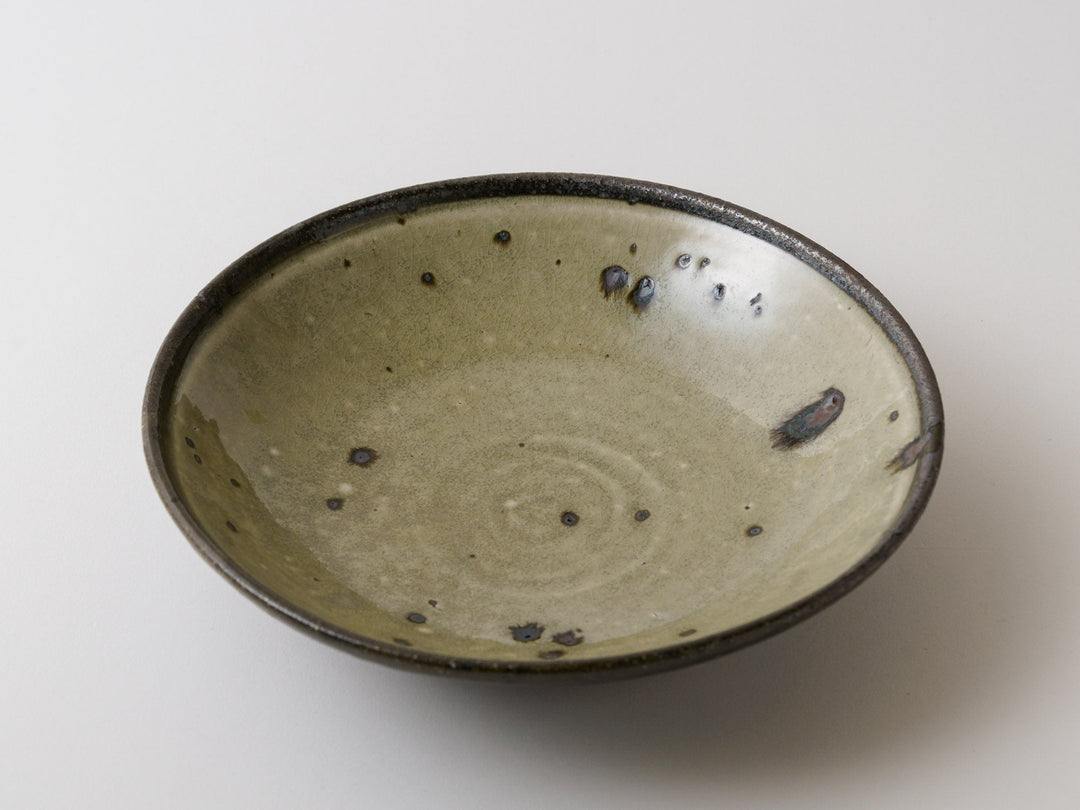 Pale Blue 7-Sun Shallow Bowl - Crafted By Taizo Yamamoto