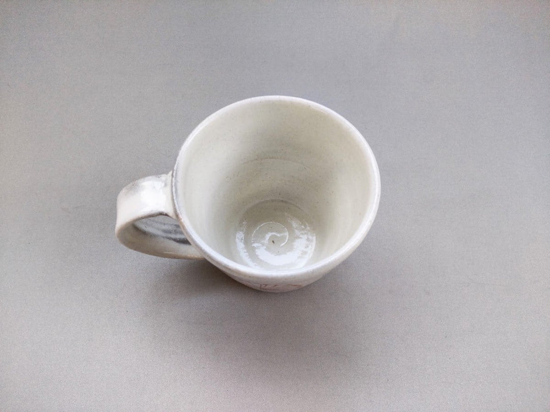 White Slip Cotton Mug Red - Crafted By Naoko Yamamoto