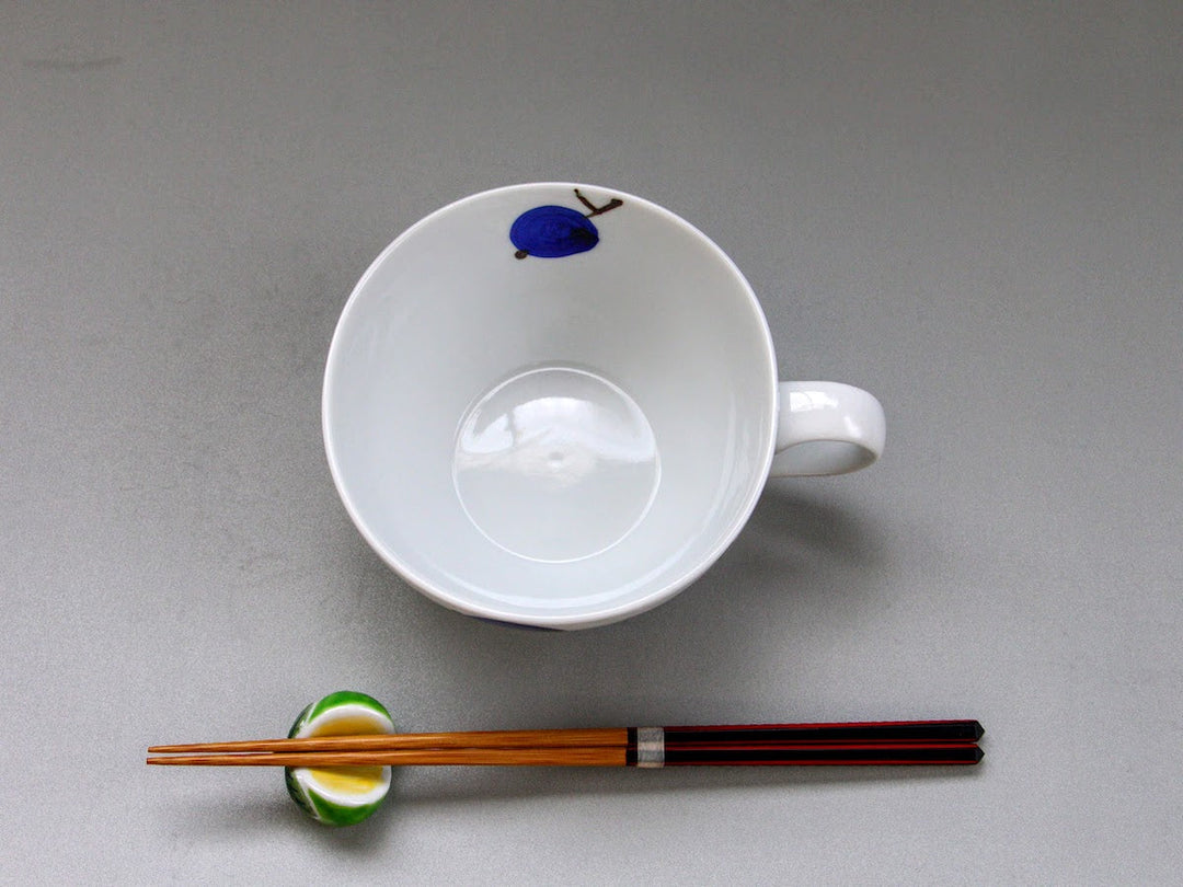 BIWA Soup Cup Blue - Crafted By Fukuho Kiln