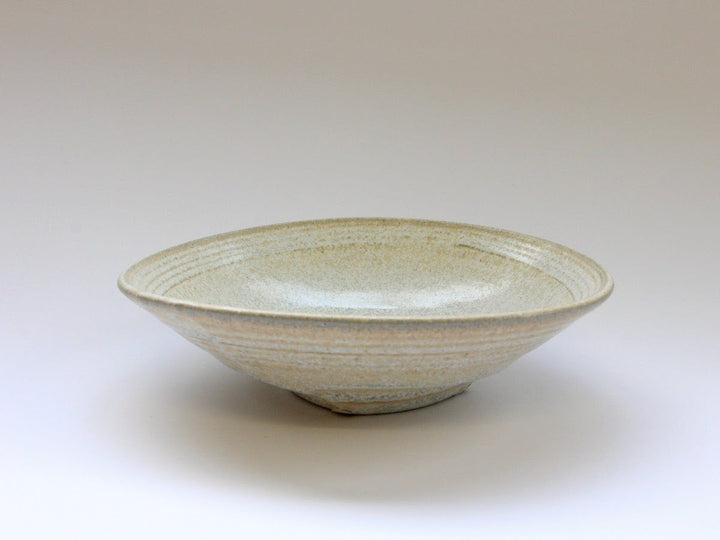 White Matte Glazed Pasta Plate Small - Crafted By Kazuhito Yamamoto