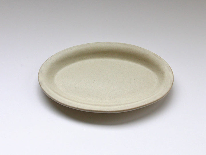 Color Matte Oval Plate S White - Crafted By Takuya Ohara