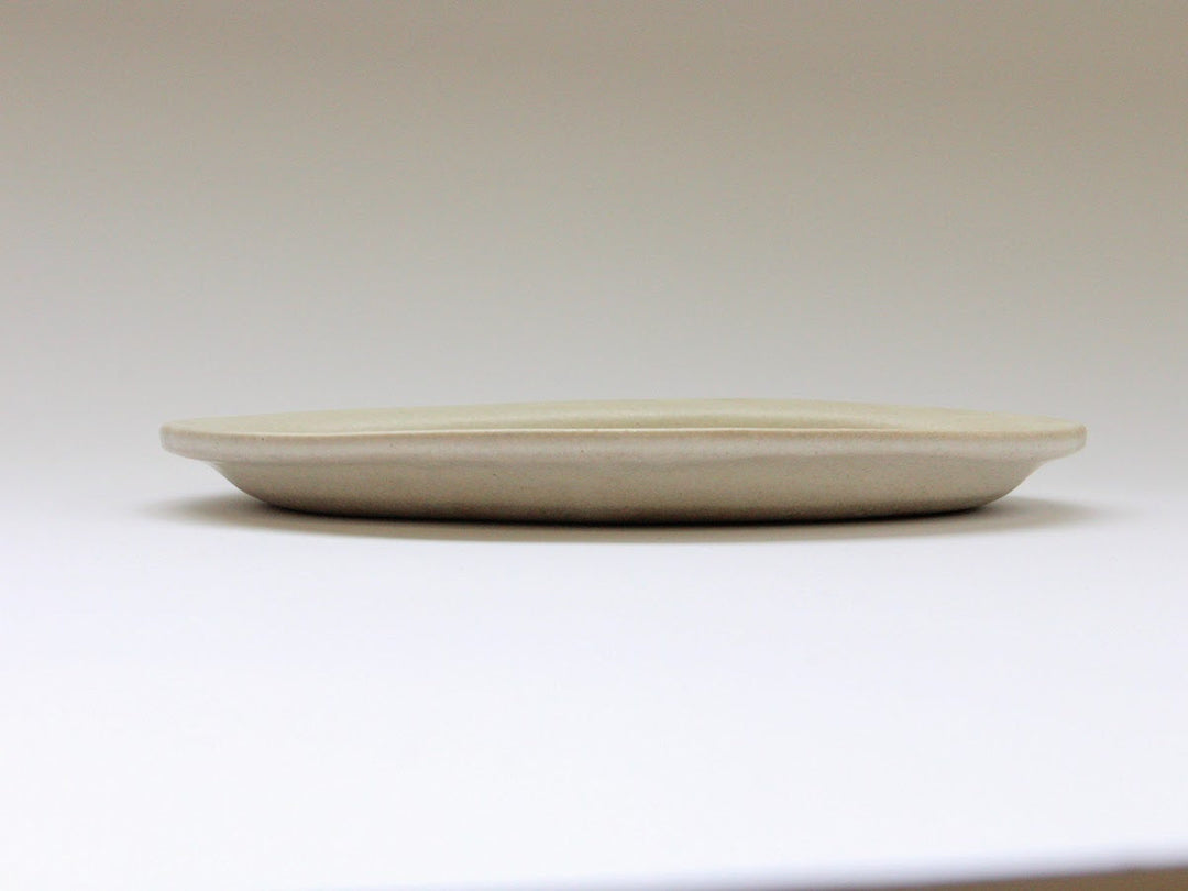 Color Matte Oval Plate S White - Crafted By Takuya Ohara