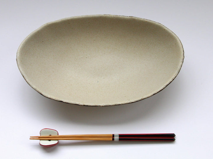 Rimsabi beige cocoon Bowl - Crafted By Nobuyuki Murai