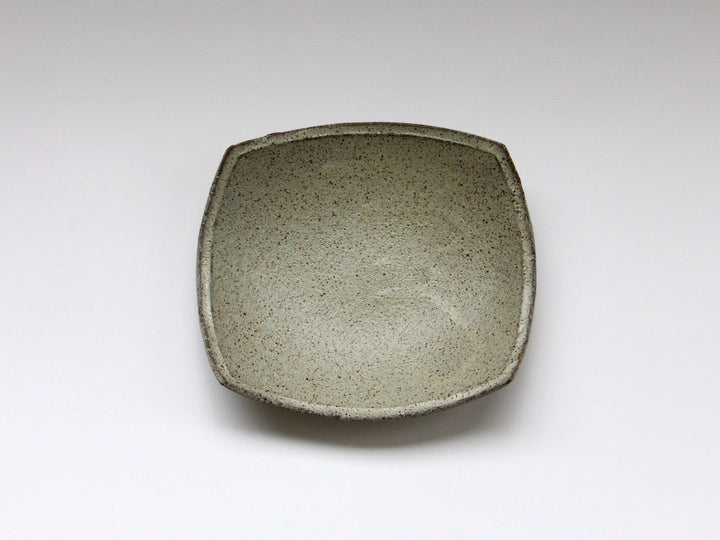 Ash Glazed 16cm Square Plate - Crafted By Nobuyuki Murai