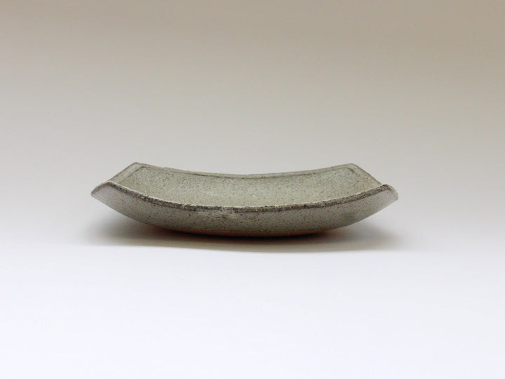 Ash Glazed 16cm Square Plate - Crafted By Nobuyuki Murai