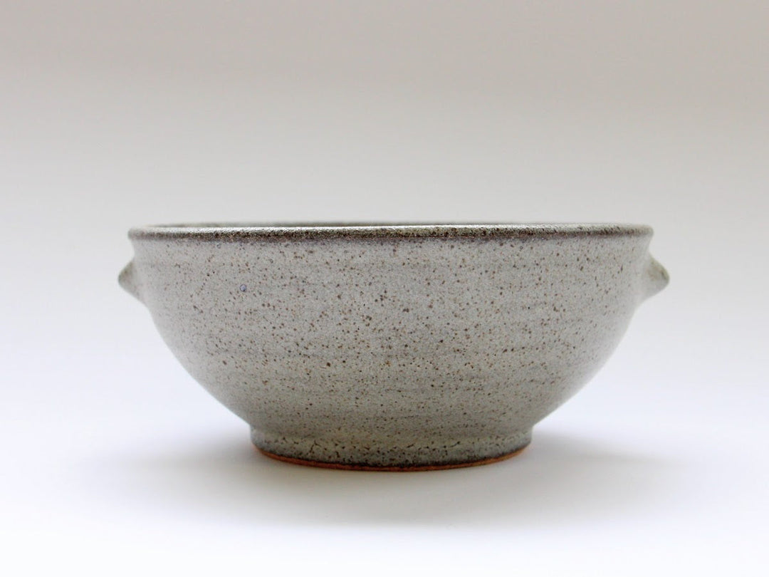 Ash Glazed Pot with Handles - Crafted By Nobuyuki Murai