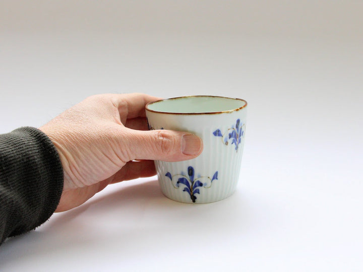 Ridged Leaves Soba Cup - Crafted By Koyo Kiln