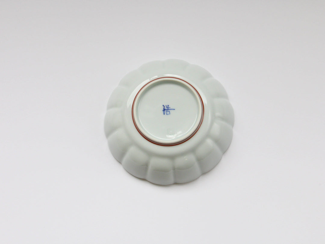 Chrysanthemum-Edged Small Bowl Nishikibuchidori - Crafted By Koyo Kiln