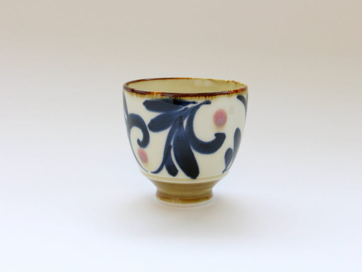 Amber Arabesque Tea Cup Red - Crafted By Fukuho Kiln