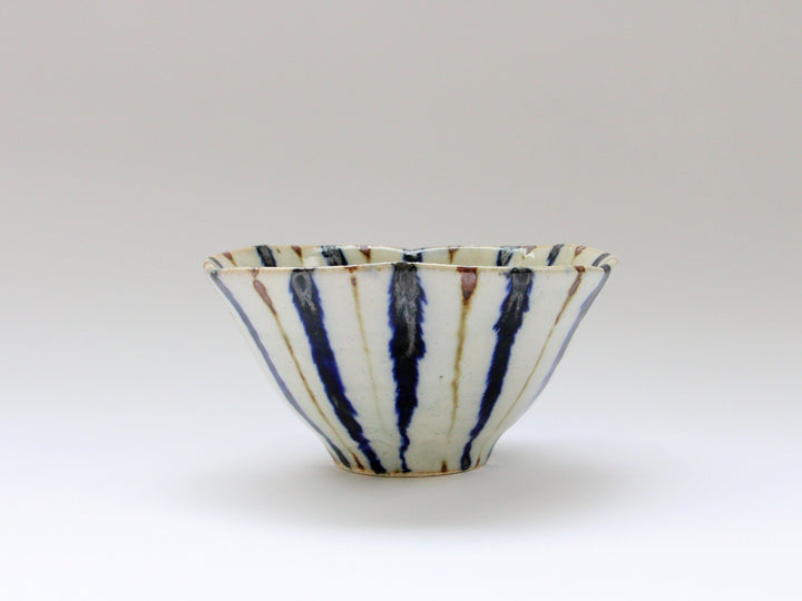 SabiAnnam Tokusa Round Flower Small Bowl - Crafted By Minami Kiln