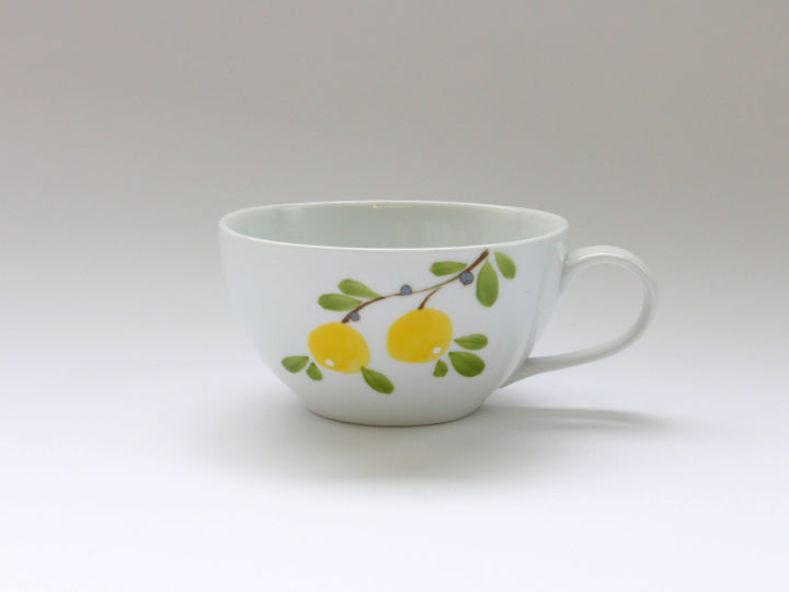 Narumi Soup Cup Yellow - Crafted By Fukuho Kiln