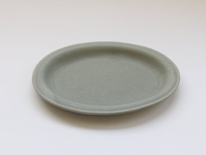 Color Matte Oval Plate M Light Ink - Crafted By Takuya Ohara