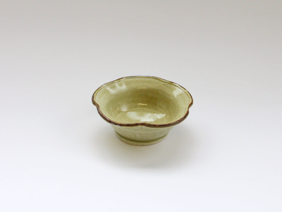 Ash Glazed Flower Bowl - Crafted By Jun Kato