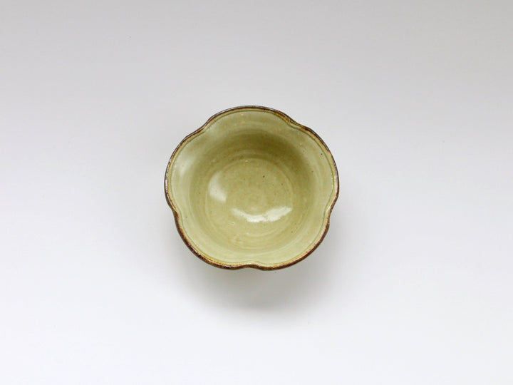 Ash Glazed Flower Bowl - Crafted By Jun Kato