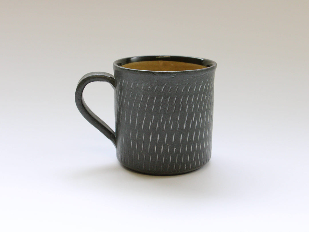 Black Clay Tobikanna Mug - Crafted By Seitoen