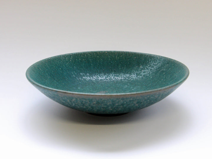 Rust Green 7-Sun Shallow Bowl - Crafted By Fumiyama Kanae