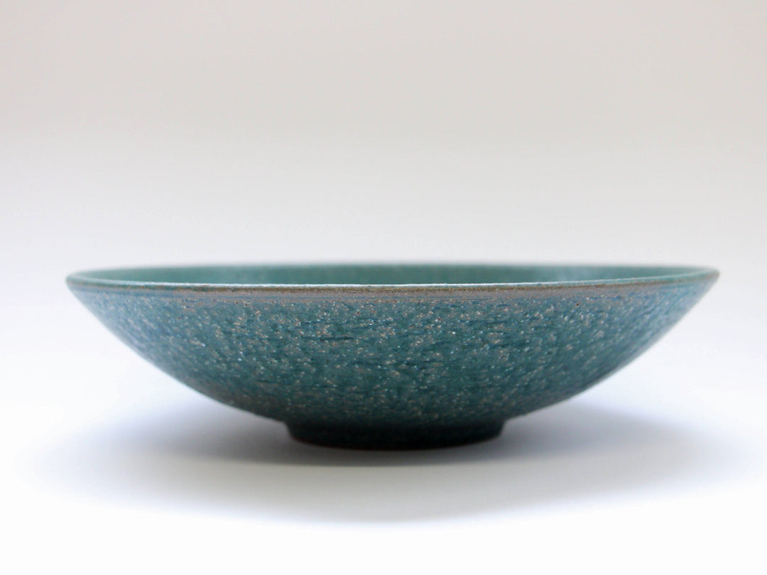 Rust Green 7-Sun Shallow Bowl - Crafted By Fumiyama Kanae