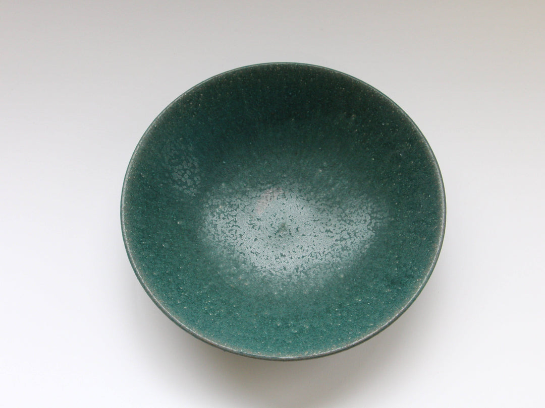 Rust Green 7-Sun Shallow Bowl - Crafted By Fumiyama Kanae