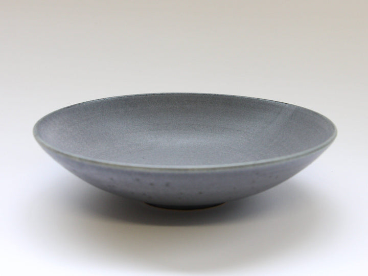 Ash Navy 7-Sun Shallow Bowl - Crafted By Fumiyama Kanae