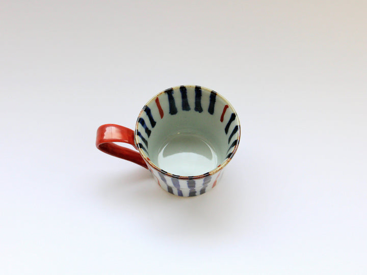 Damitokusa Dote Mug Red - Crafted By Binsai Kiln