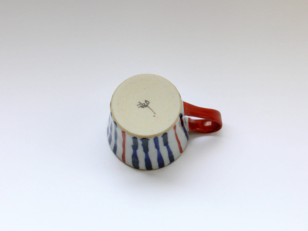 Damitokusa Dote Mug Red - Crafted By Binsai Kiln