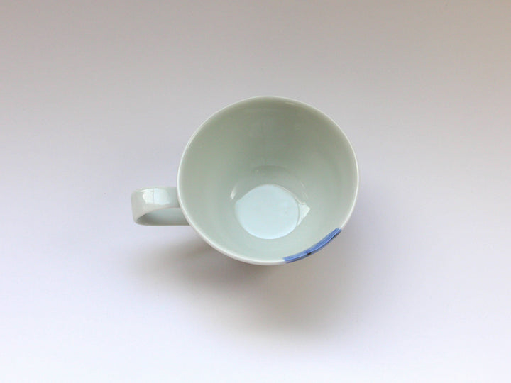 Apple Soup Cup Blue - Crafted By Binsai Kiln