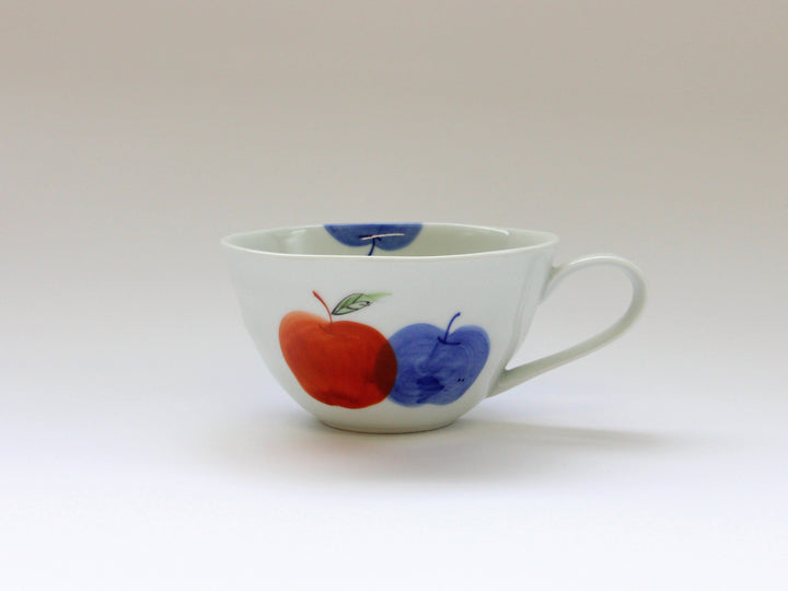 Apple Soup Cup Red - Crafted By Binsai kiln