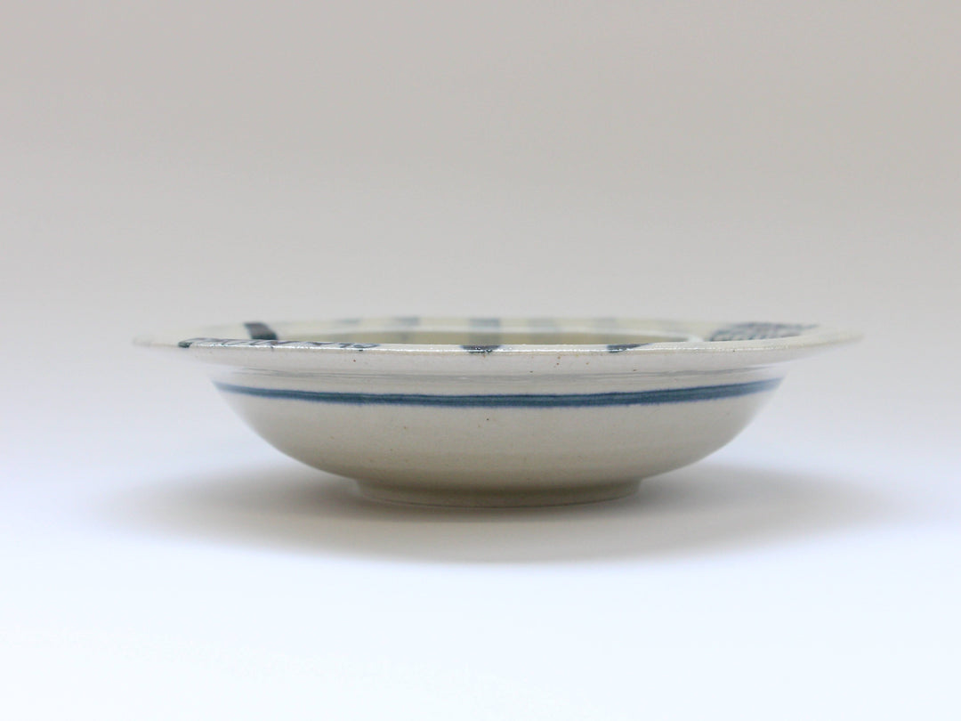 Flower Car Soup Plate - Crafted By Sozan Kiln