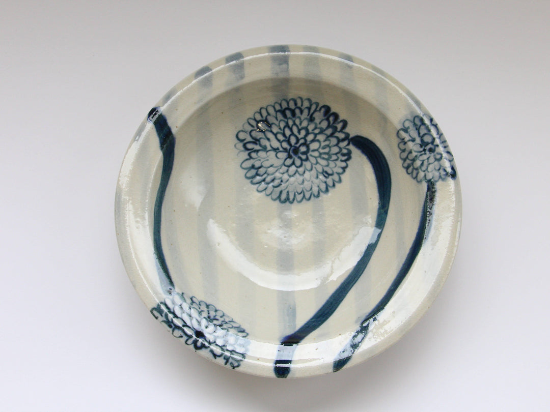 Flower Car Soup Plate - Crafted By Sozan Kiln