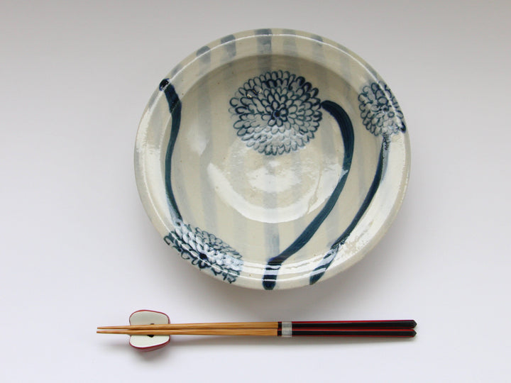 Flower Car Soup Plate - Crafted By Sozan Kiln