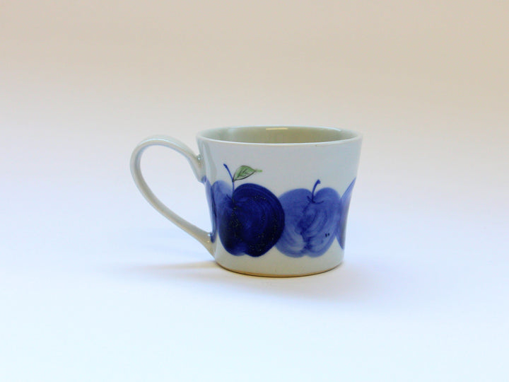 Apple Dote Mug Blue - Crafted By Binsai Kiln