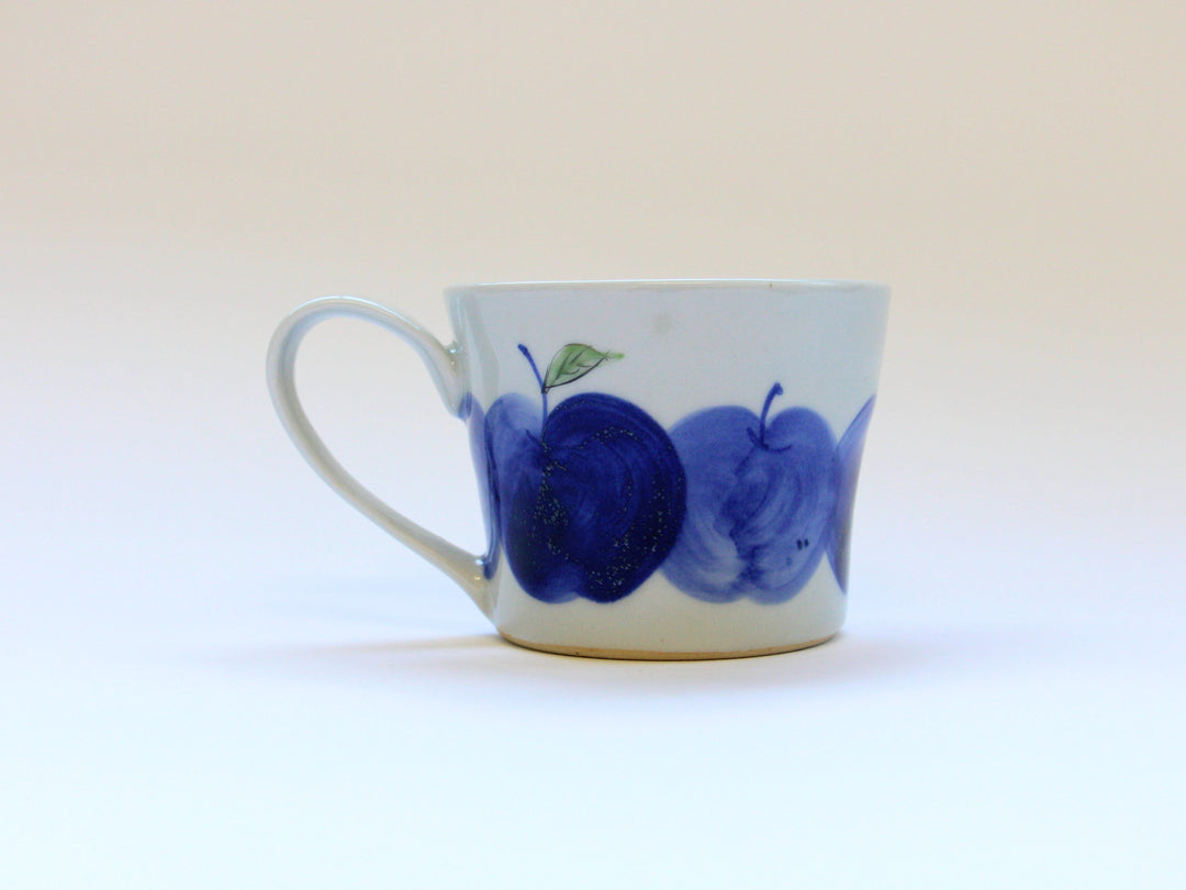 Apple Dote Mug Blue - Crafted By Binsai Kiln