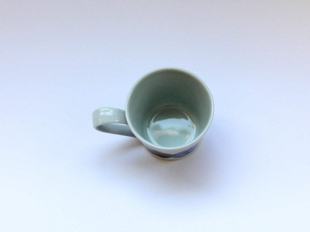 Apple Dote Mug Blue - Crafted By Binsai Kiln