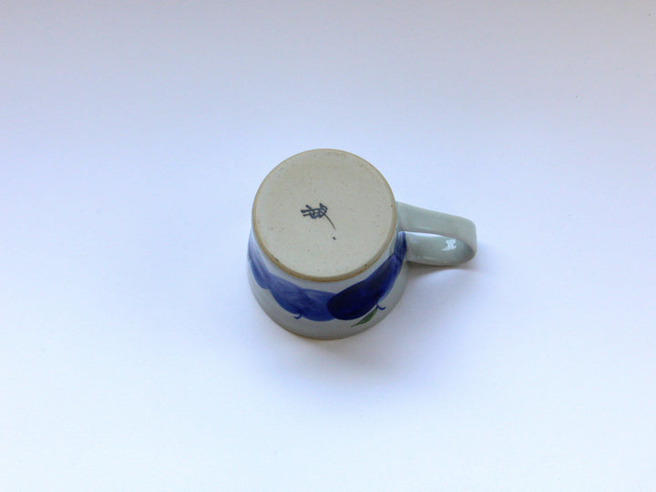 Apple Dote Mug Blue - Crafted By Binsai Kiln