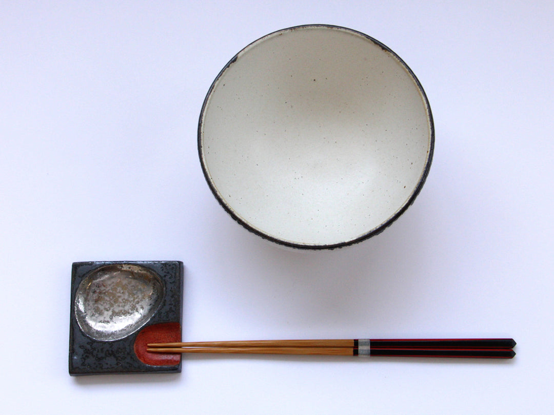 SmallWhite Clay Bowl - Crafted By Fumiyama Kanae